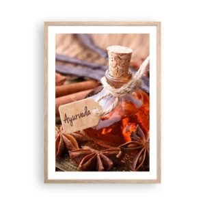 Plakát v rámu světlý dub - K jednotě těla a ducha - 50x70 cm