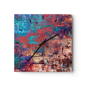 Nástěnné hodiny - Paměť a zapomnění - 40x40 cm