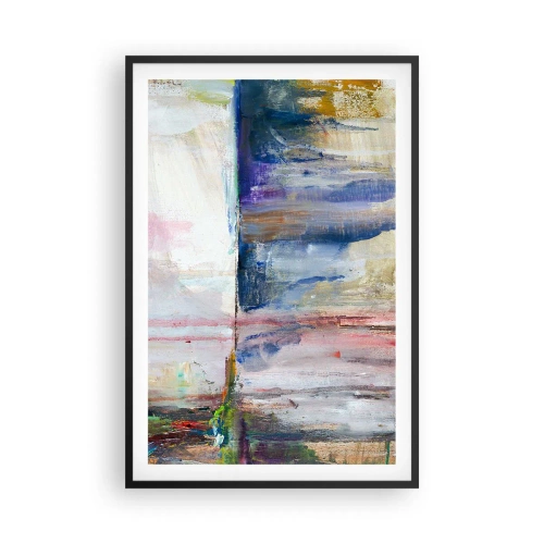 Plakát v černém rámu - Barevné dojmy a asociace - 61x91 cm