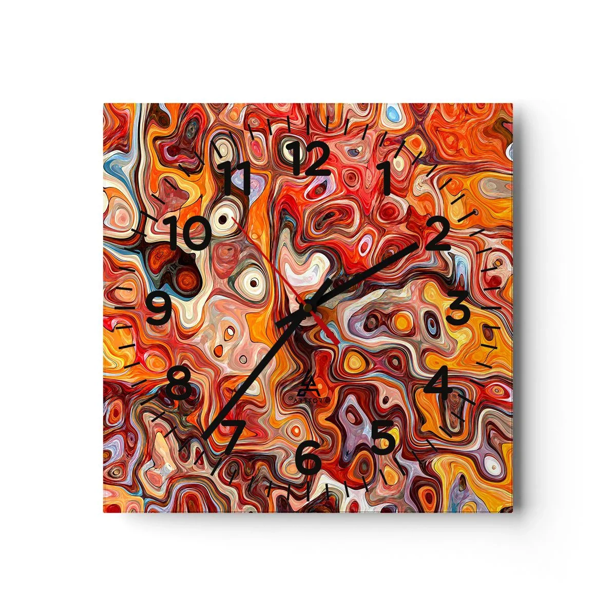 Nástěnné hodiny - Kdyby se ořechy rozpouštěly v medu - 40x40 cm