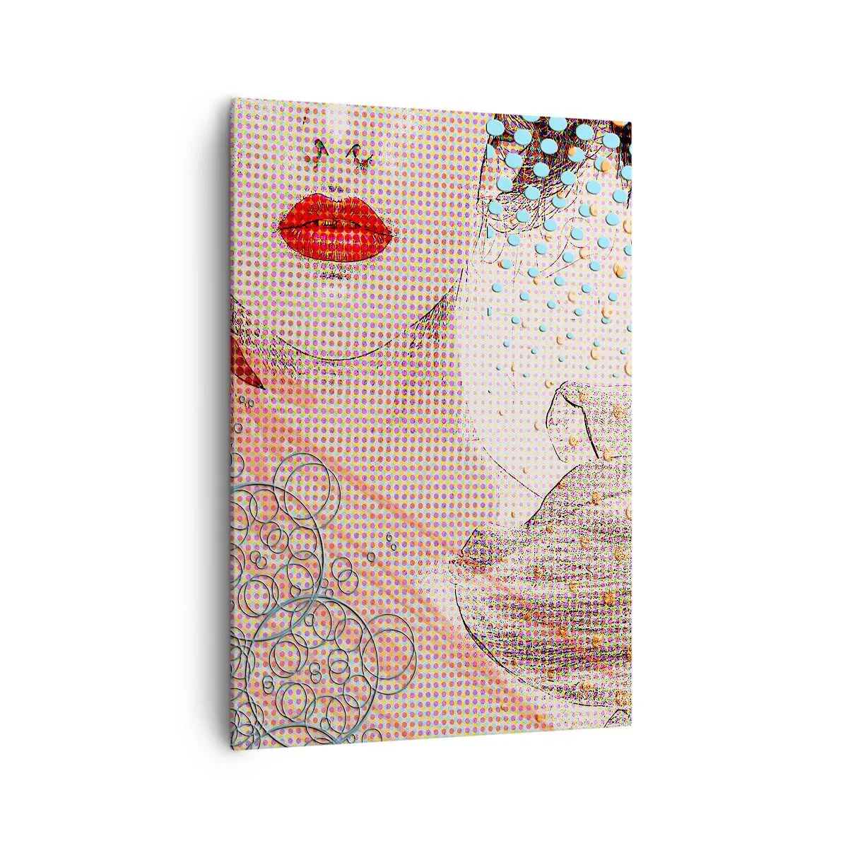 Obraz na plátně - Komiksový heroin - 70x100 cm