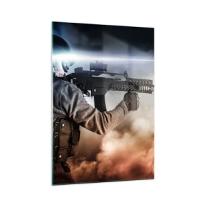 Obraz na skle - Prostě hrdina - 50x70 cm