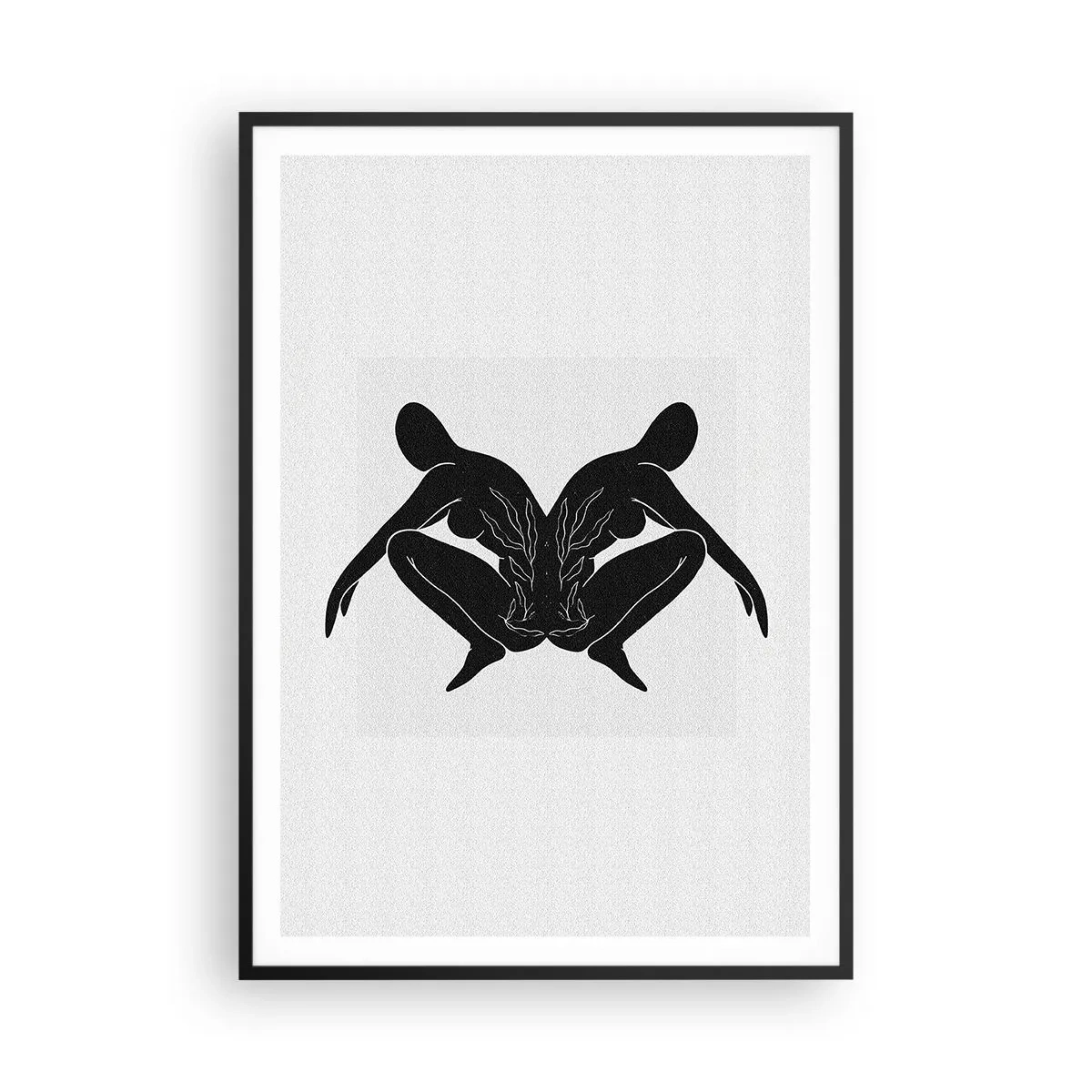 Plakát v černém rámu - Společná duše - 70x100 cm