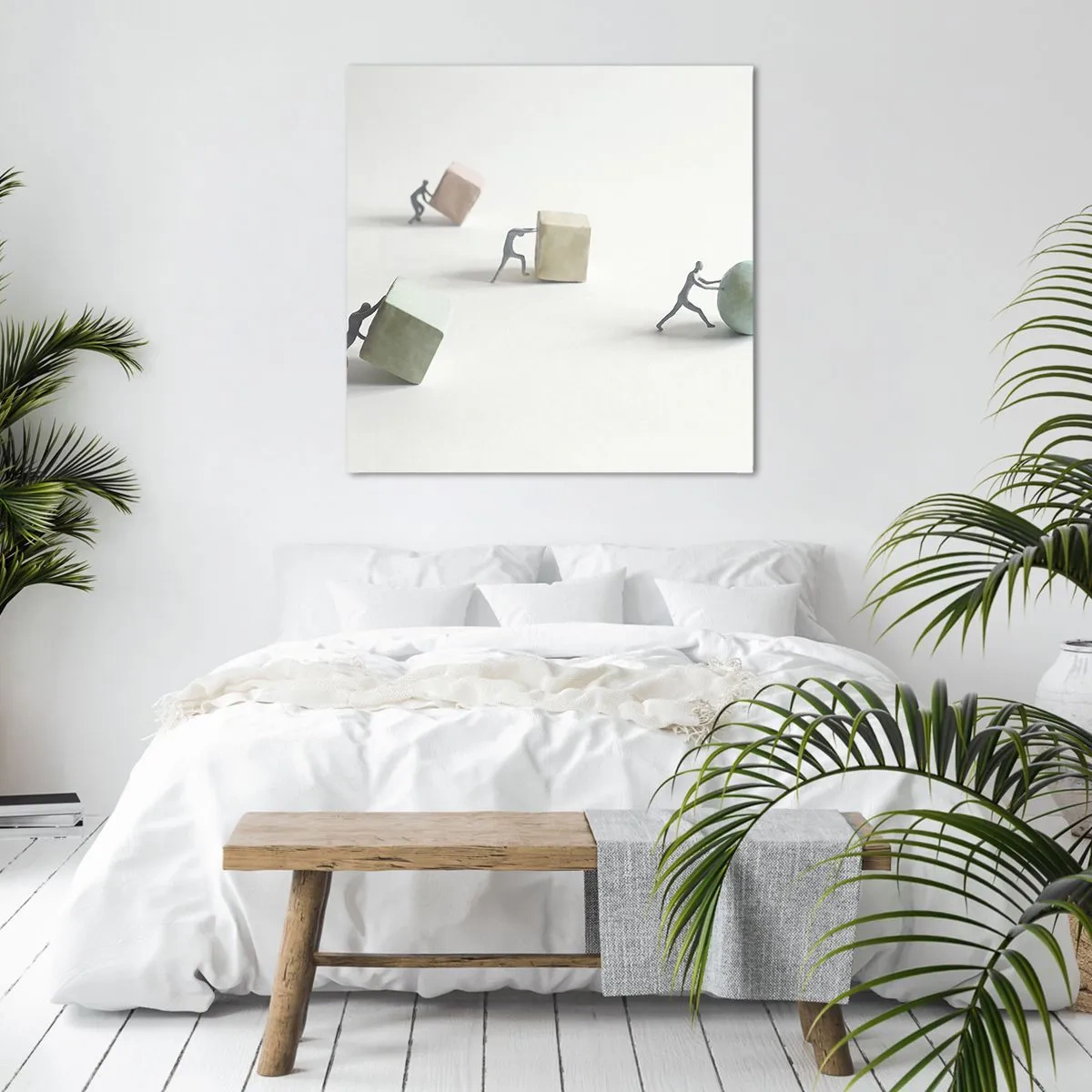 Obraz na plátně - Život samotný - 60x60 cm