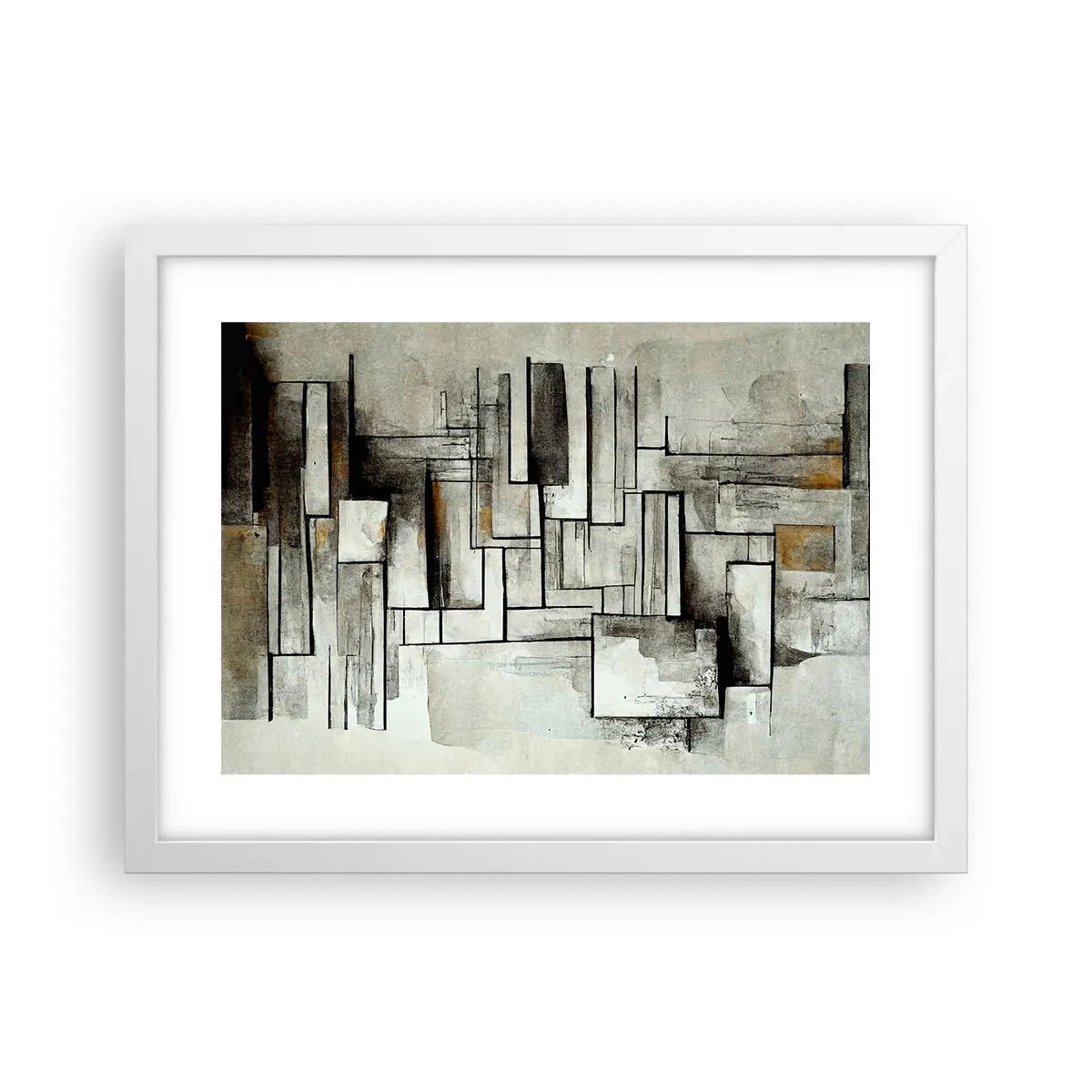 Plakát v bílém rámu - Síla jednoduchosti - 40x30 cm