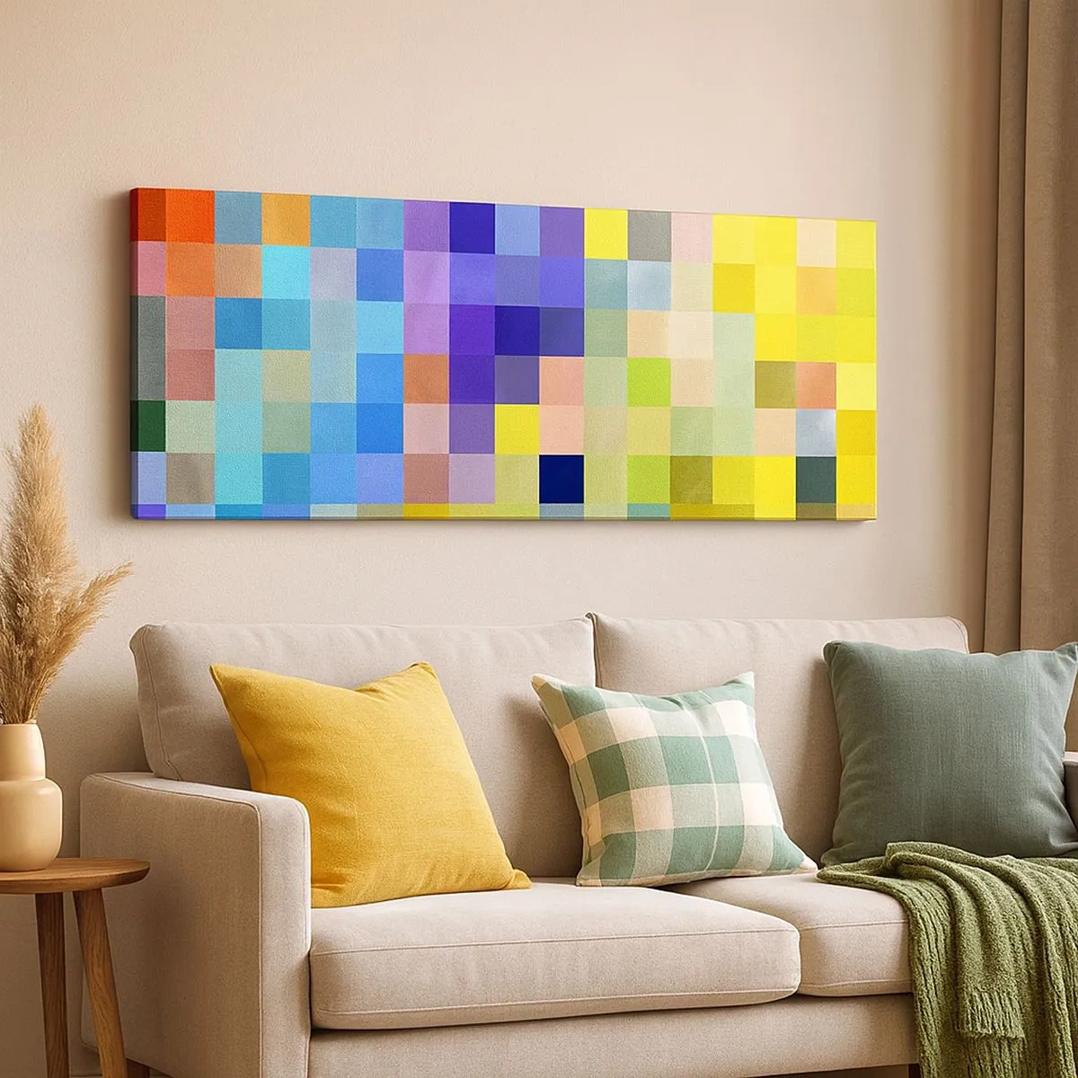 Obraz na plátně - Každý jiný, všechny rovné - 100x40 cm