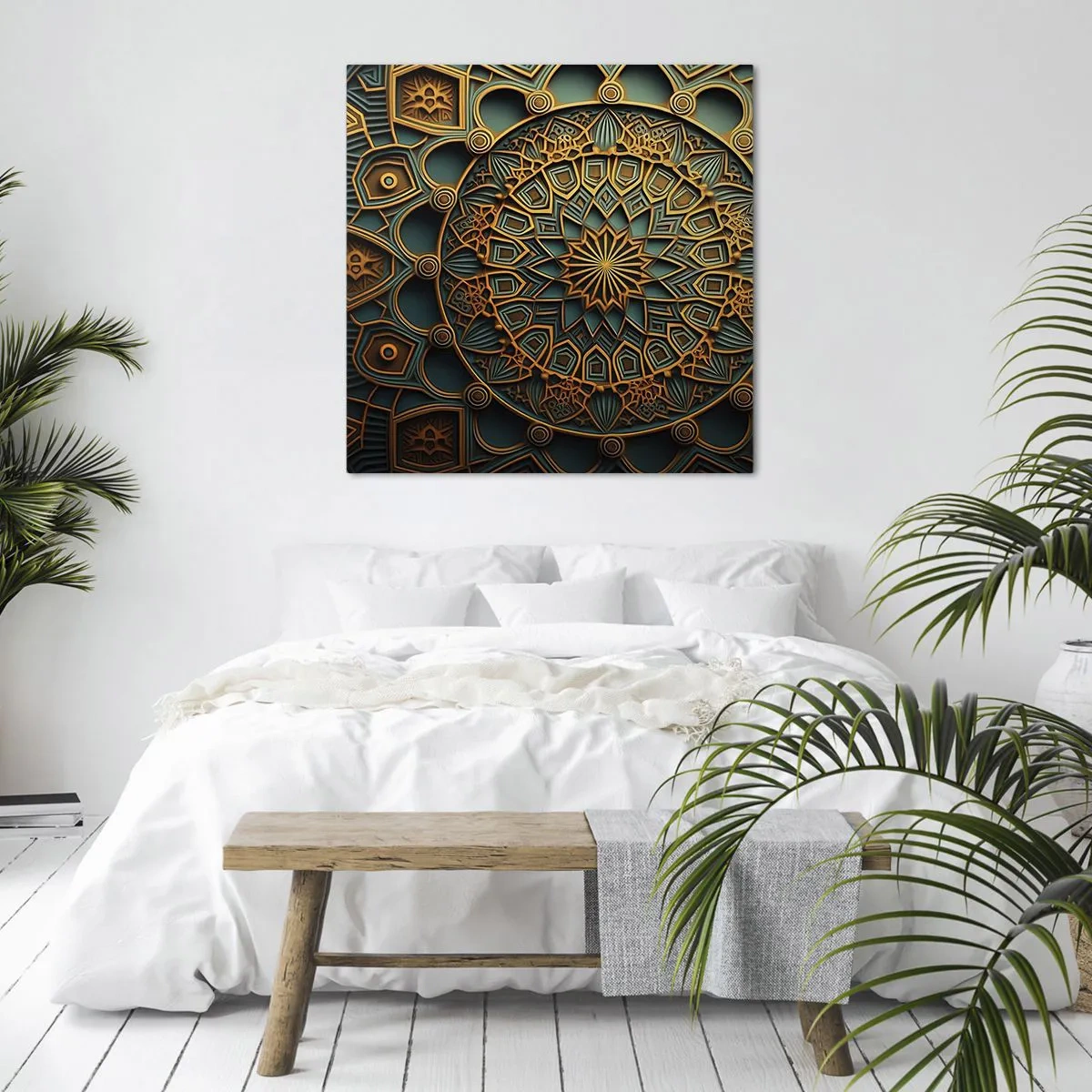 Obraz na plátně - V arabském stylu - 30x30 cm