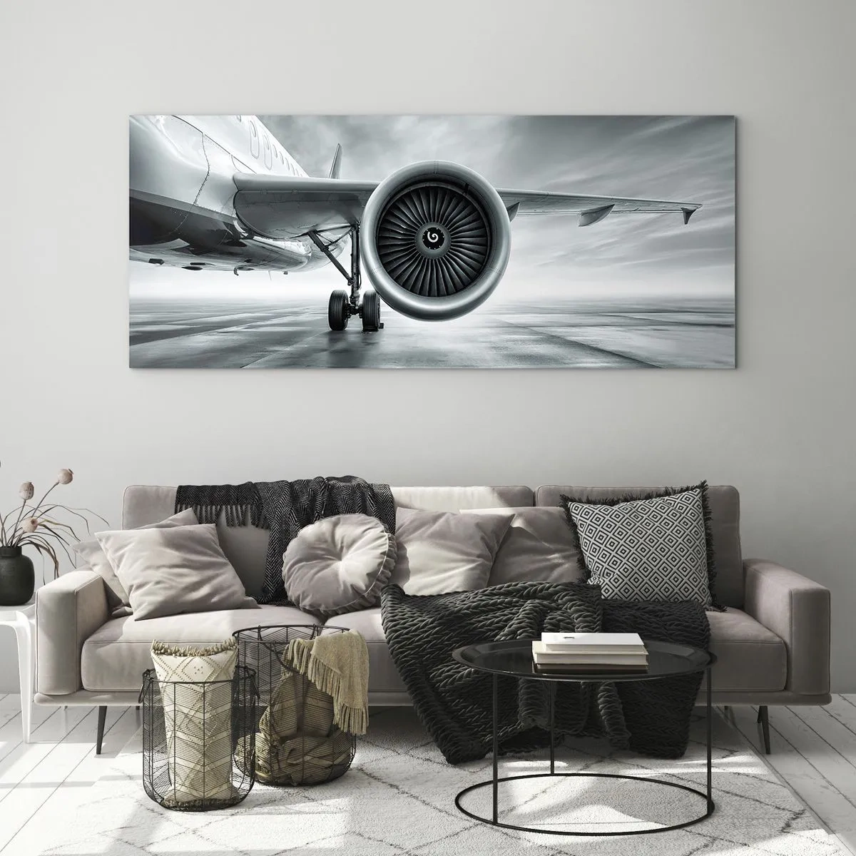 Obraz na skle - Toto je síla! - 160x50 cm