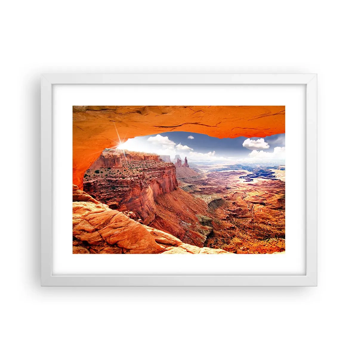 Plakát v bílém rámu - Vytesané samotnou přírodou - 40x30 cm