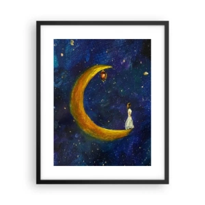 Plakát v černém rámu - Volání světa - 40x50 cm