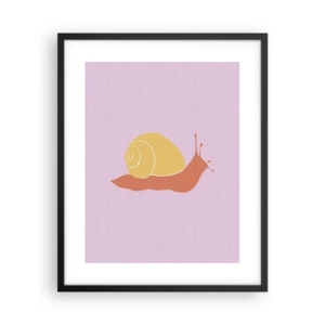 Plakát v černém rámu - Není kam spěchat - 40x50 cm