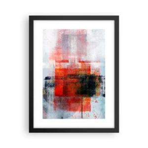 Plakát v černém rámu - Zářící kompozice - 30x40 cm