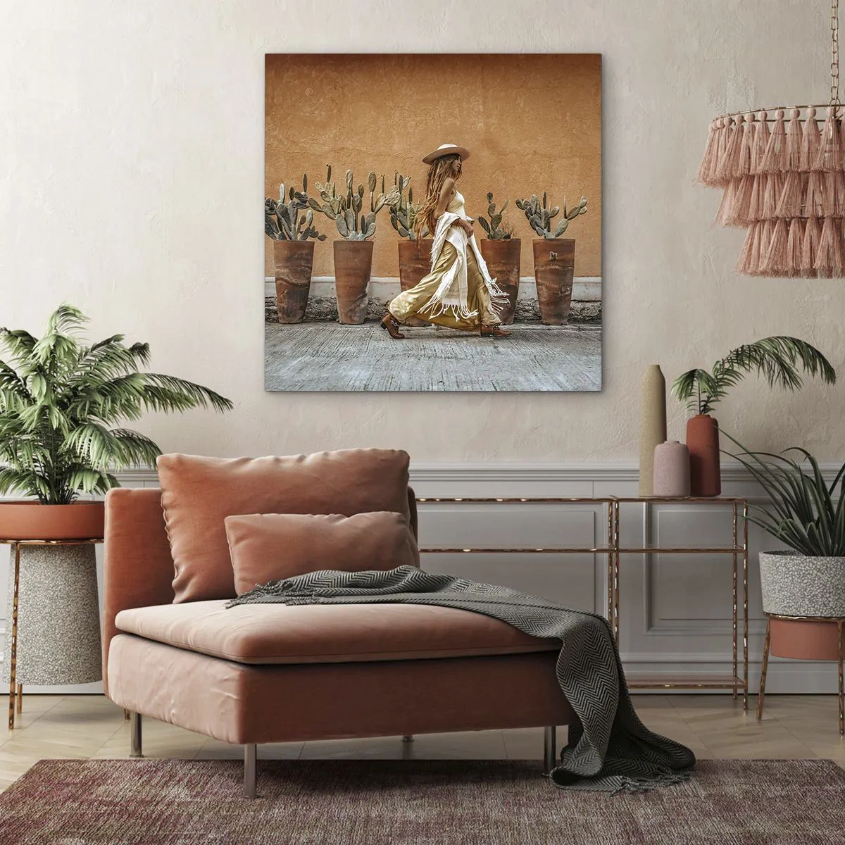 Obraz na plátně - V hippie stylu - 70x70 cm