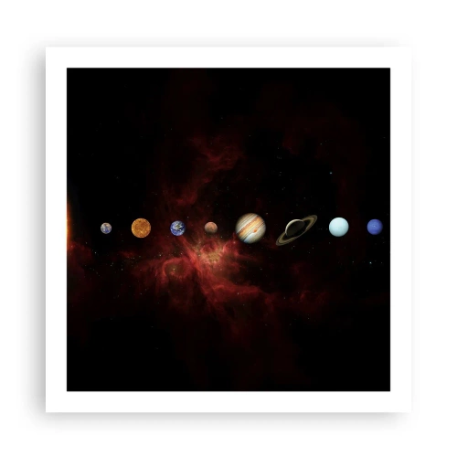 Plakát - Naše čtvrť - 60x60 cm