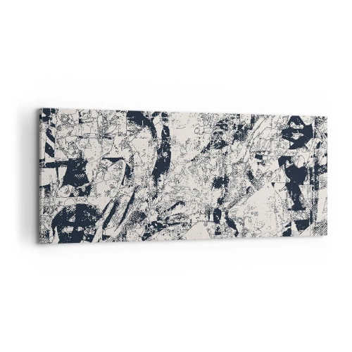 Obraz na plátně - Prolínání protikladů - 100x40 cm