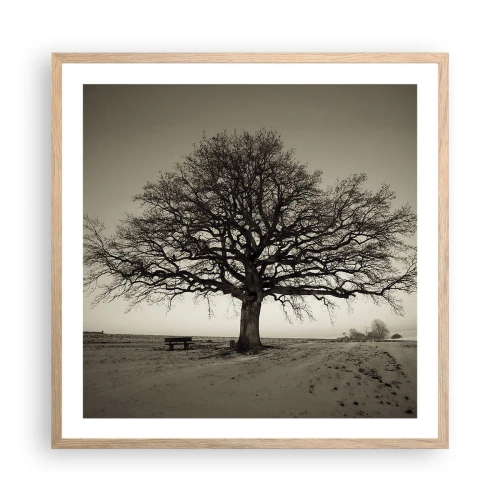 Plakát v rámu světlý dub - Odtud až na věčnost - 60x60 cm