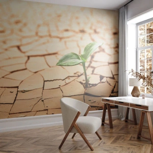 Fototapeta Samolepicí Deluxe Sticker - Nespoutaná síla života - Příroda, Rostlina, Sucho - 500x350 cm