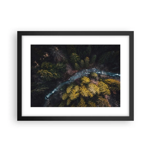 Plakát v černém rámu - Rychle, stále rychleji - 40x30 cm