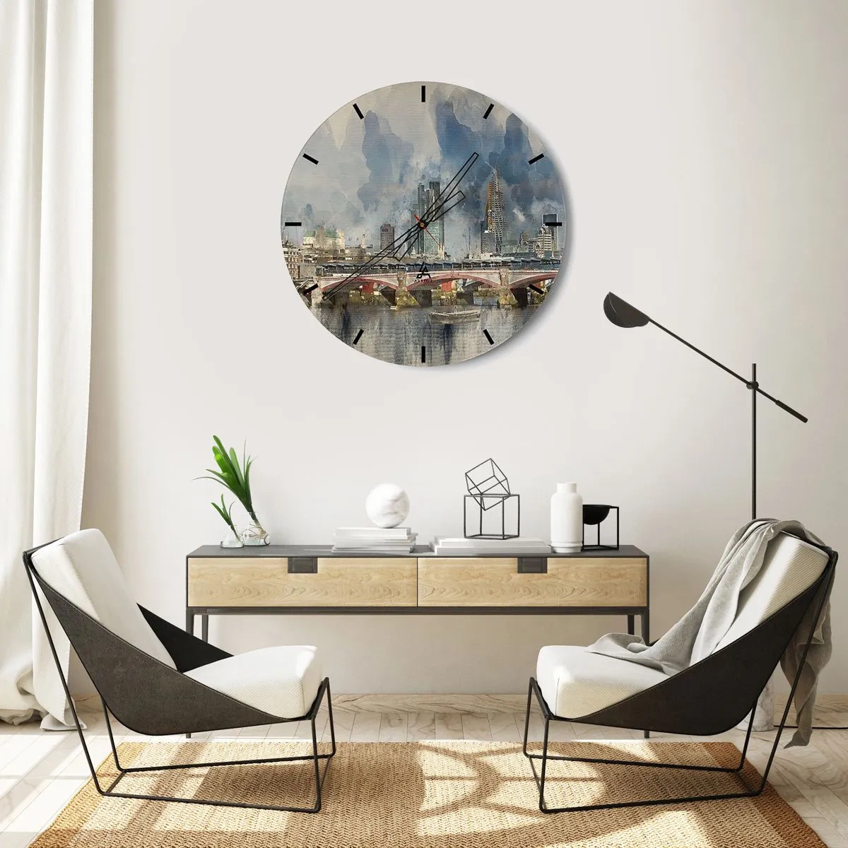 Nástěnné hodiny - Londýn v celé své kráse - 30x30 cm