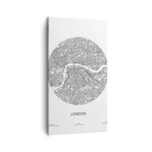 Obraz na plátně - Anatomie Londýna - 45x80 cm
