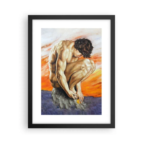 Plakát v černém rámu - Ponořen do sebe - 30x40 cm