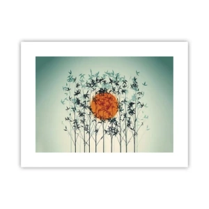 Plakát - Japonské slunce - 40x30 cm