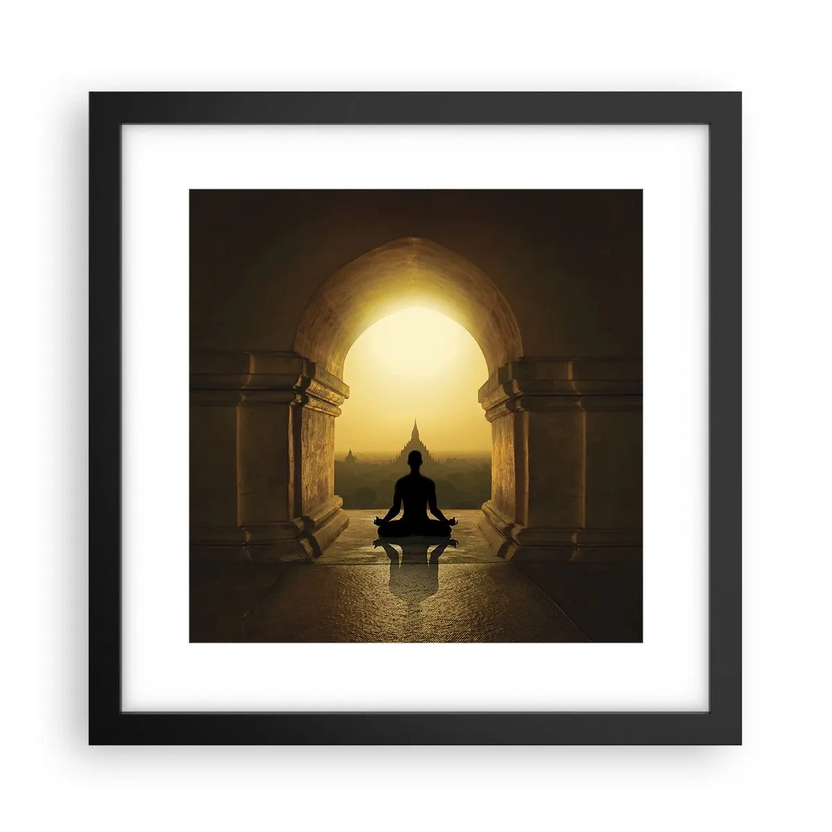 Plakát v černém rámu - Plná harmonie - 30x30 cm