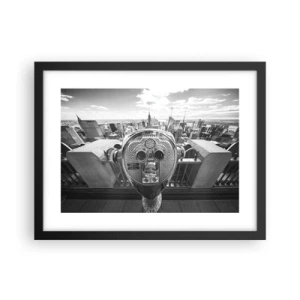 Plakát v černém rámu - Město nad městy - 40x30 cm