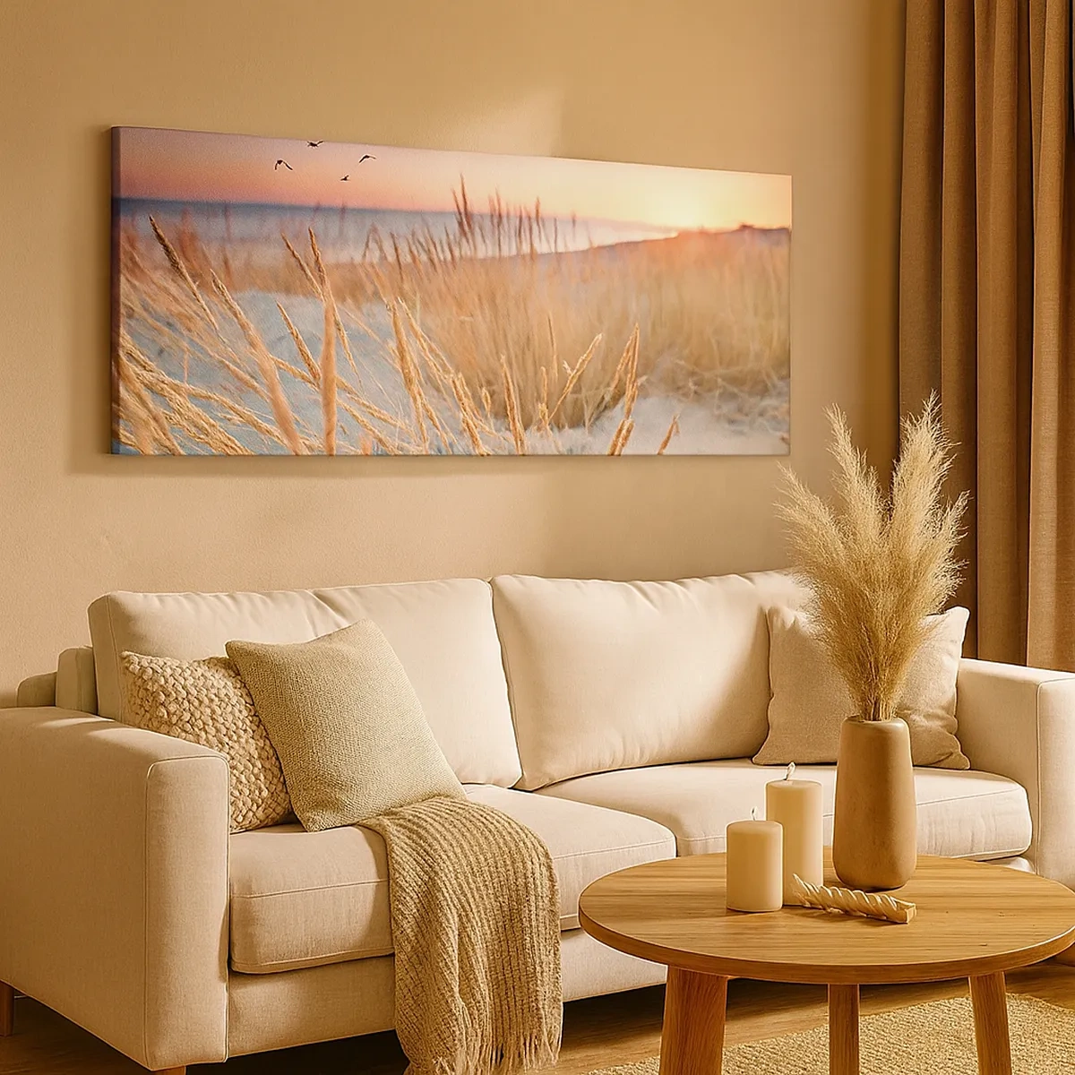 Obraz na plátně - Baltská ukolébavka - 30x30 cm