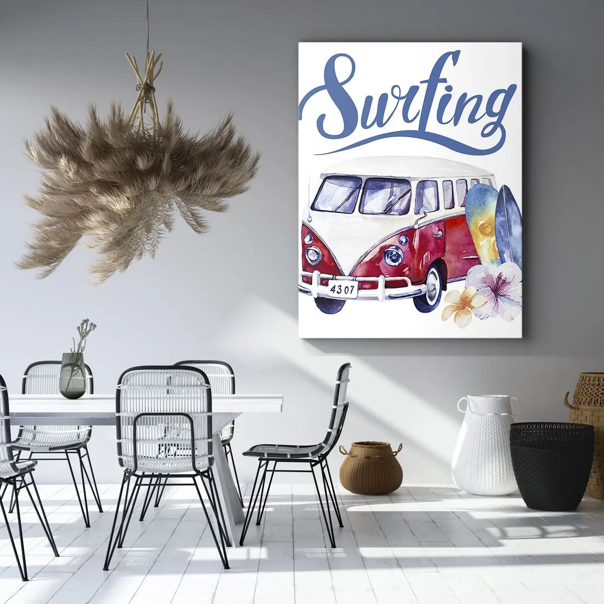Obraz na plátně - Okurka - klasika pro surfaře - 50x70 cm