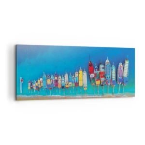 Obraz na plátně - Z ptačí perspektivy - 120x50 cm