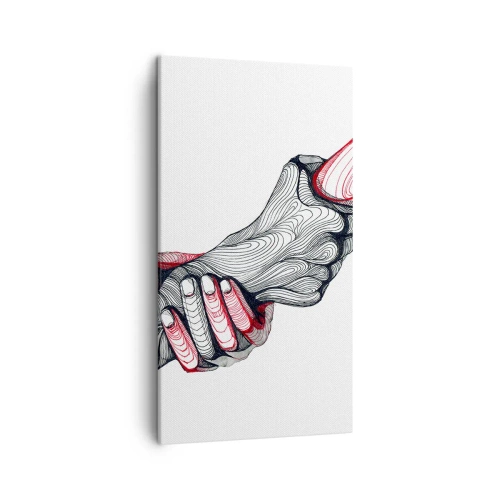Obraz na plátně - Jste v dobrých rukou - 45x80 cm