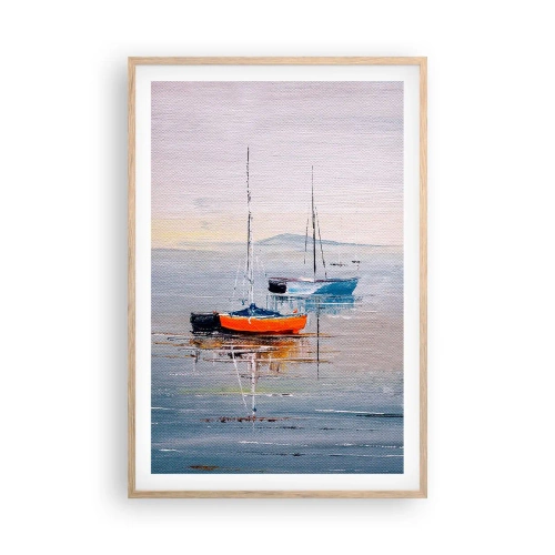 Plakát v rámu světlý dub - Zasloužený odpočinek - 61x91 cm