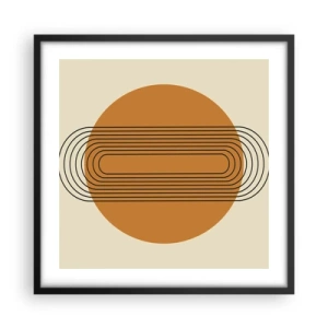 Plakát v černém rámu - Dokonalý plán - 50x50 cm