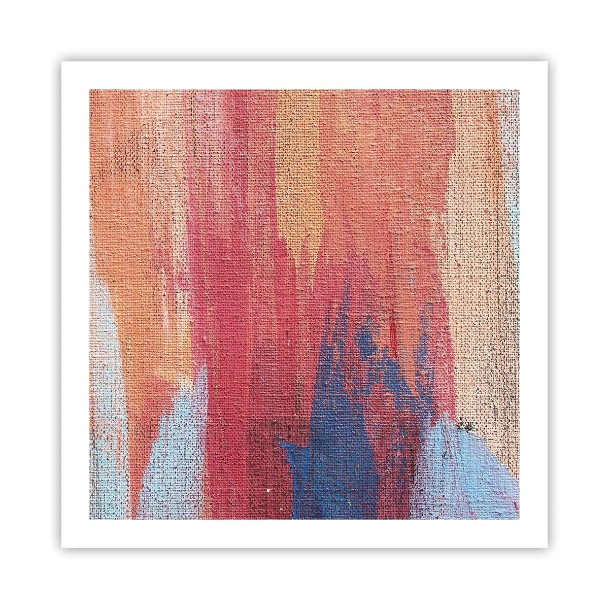 Plakát - Stékat duhou - 60x60 cm