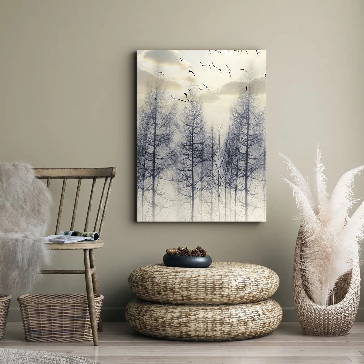 Obraz na plátně - Duchové lesa - 50x70 cm