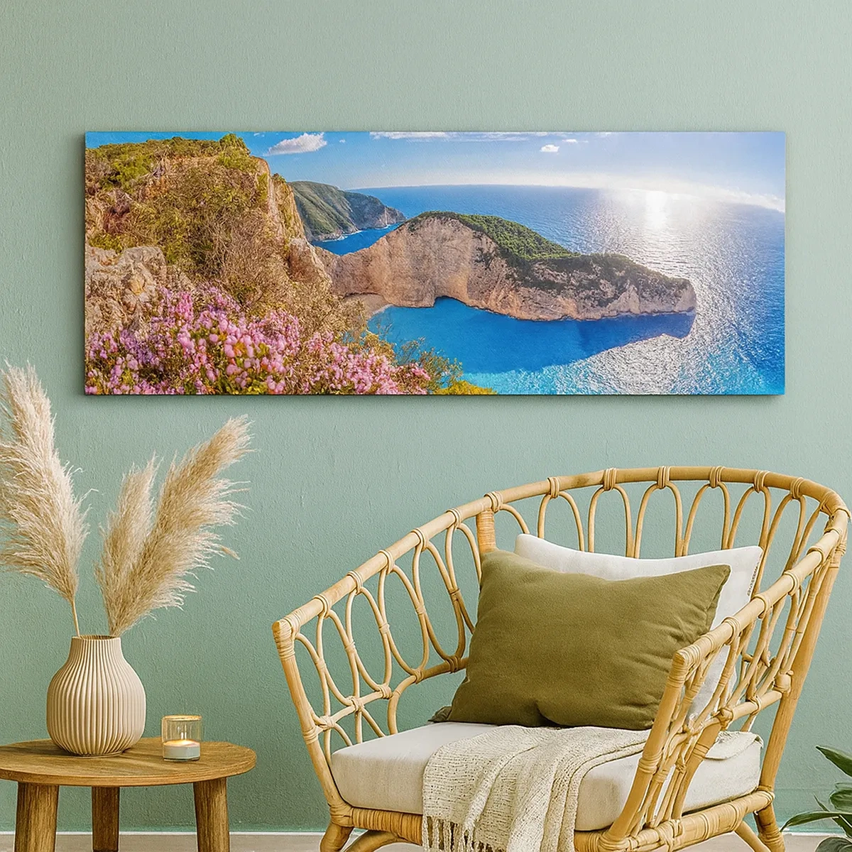 Obraz na plátně - Moje velké řecké prázdniny - 30x30 cm