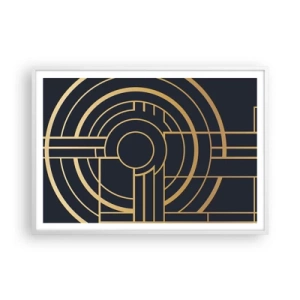 Plakát v bílém rámu - Obraty události - 100x70 cm