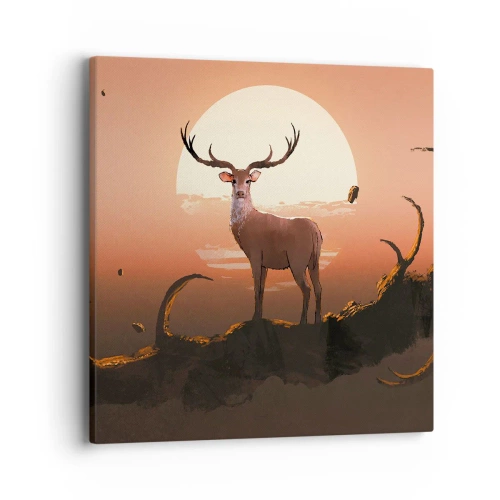 Obraz na plátně - Tato noc se nepodobá jiným - 40x40 cm