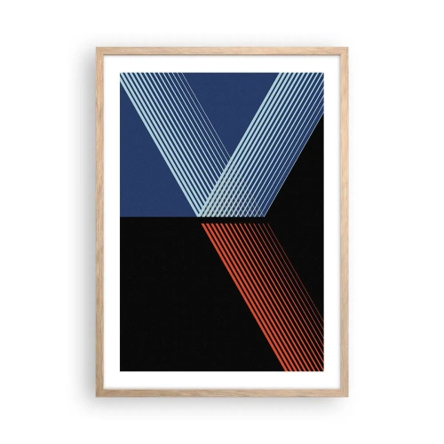 Plakát v rámu světlý dub - Jednoduchý příběh - 50x70 cm