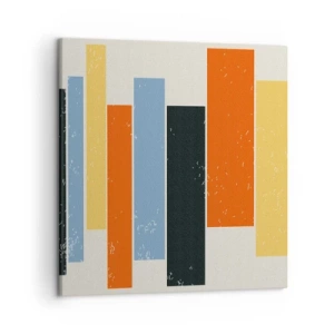 Obraz na plátně - Záznam hudby - 50x50 cm