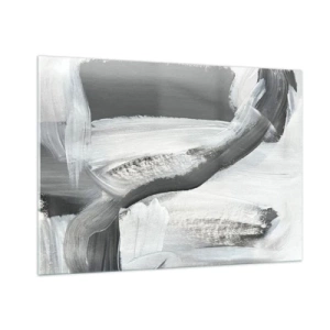 Obraz na skle - Pevným pohybem - 100x70 cm