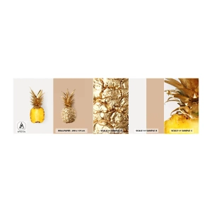 Vzor Fototapety Samolepicí Deluxe Sticker - Ananas pro nás - Ananas, Ovoce, Dezert - 100x30 cm