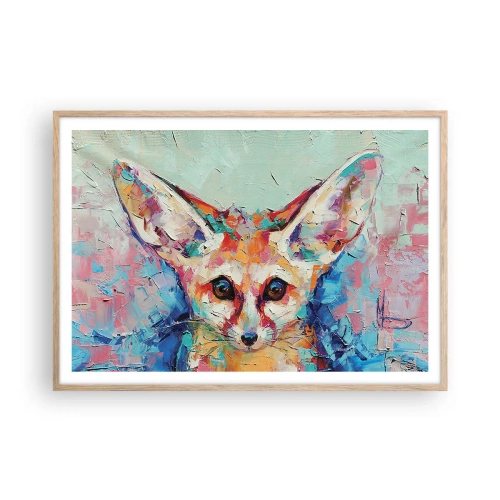 Plakát v rámu světlý dub - Jste na mě připraveni? - 100x70 cm