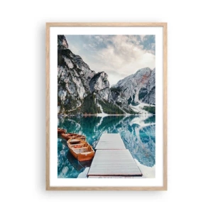 Plakát v rámu světlý dub - Ukážeme vám krásu - 50x70 cm