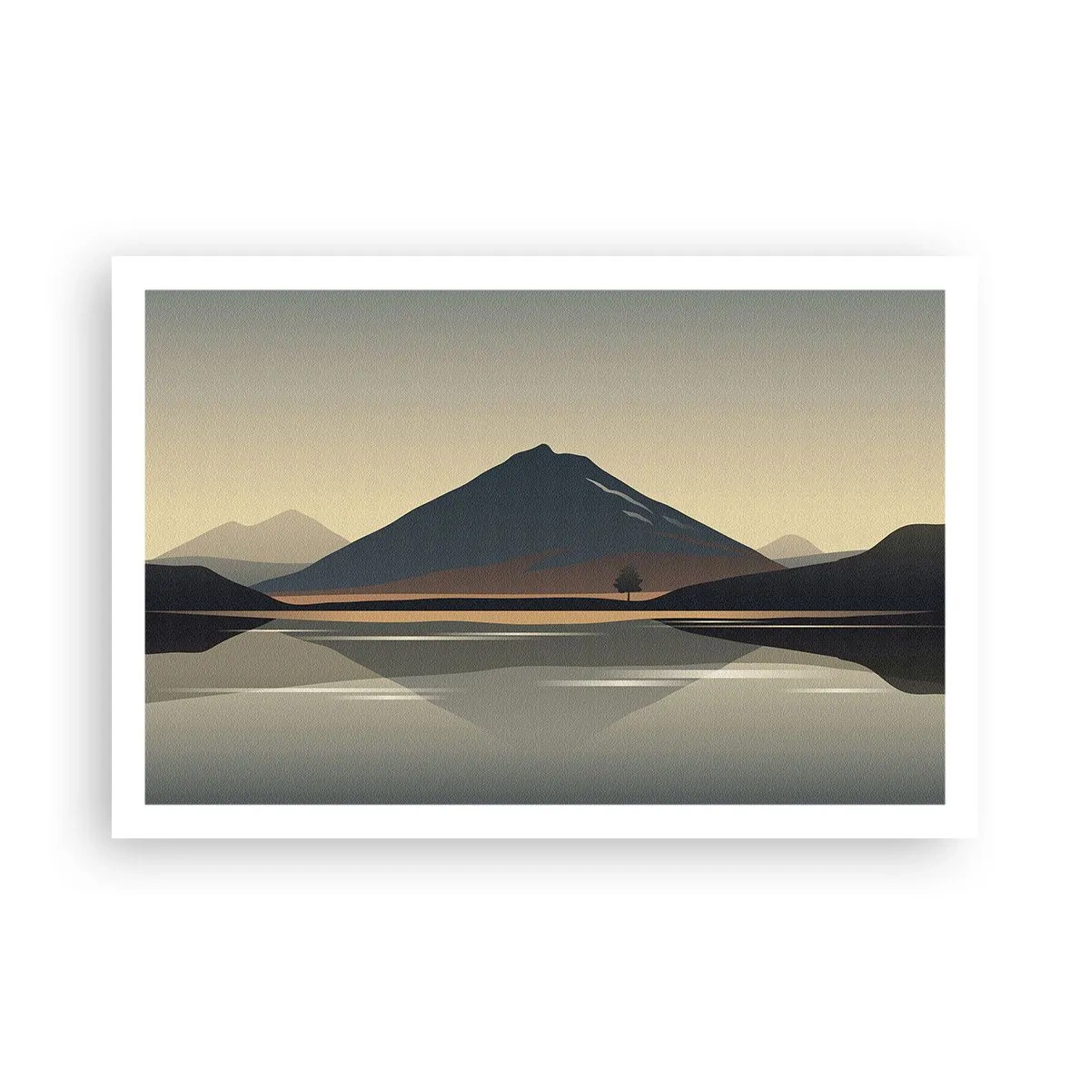 Plakát - Zrcadlový odraz - 91x61 cm