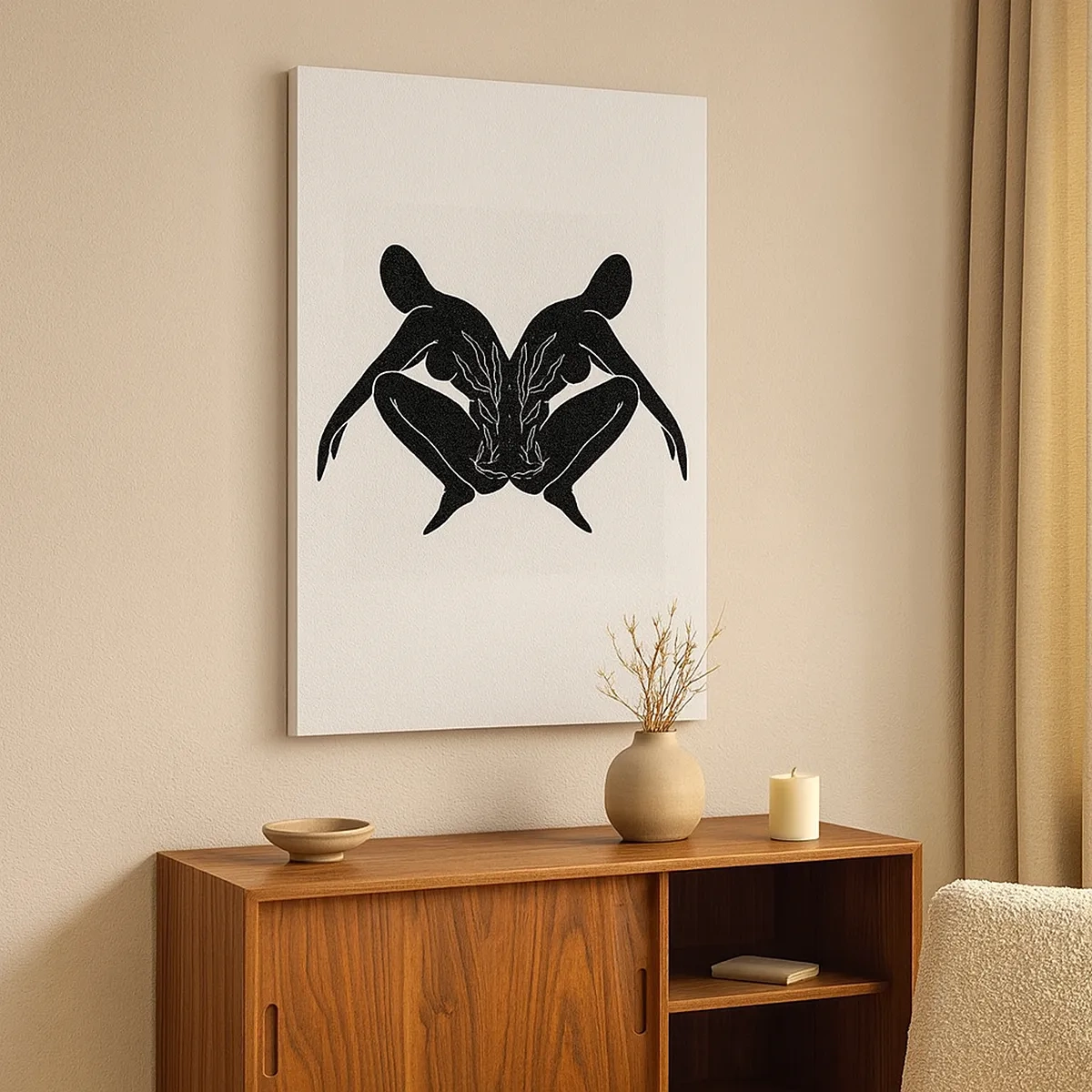 Obraz na plátně - Společná duše - 50x70 cm