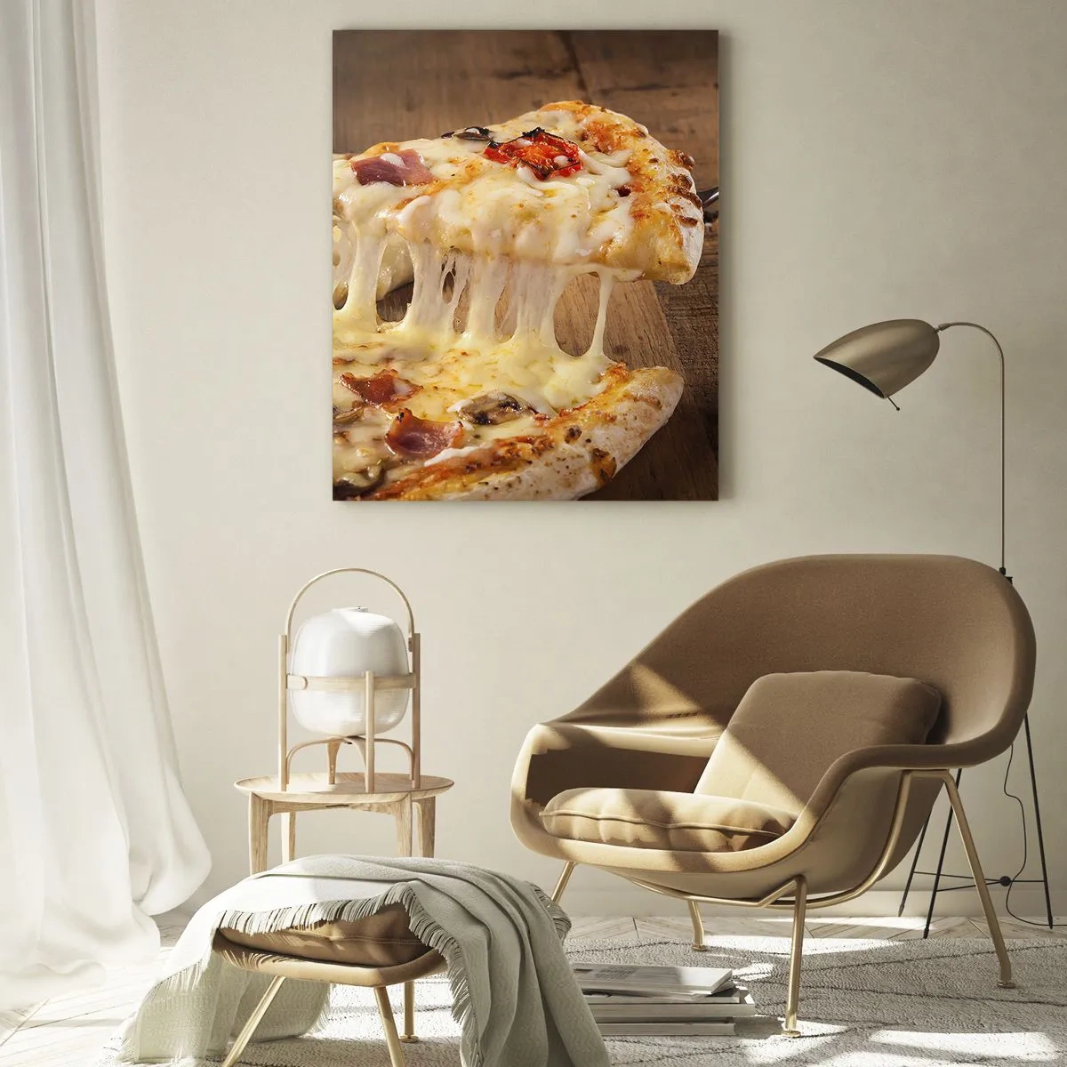 Obraz na skle - Veledílo italského umění - 50x70 cm