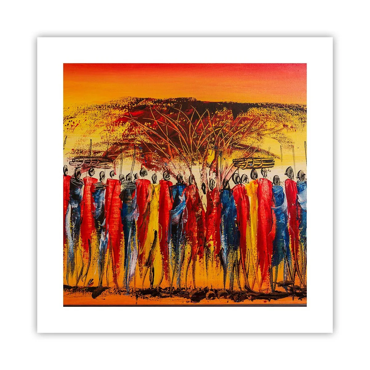 Plakát - Tam, tam, tam, tam jdou - 40x40 cm