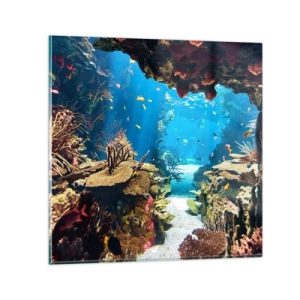 Obraz na skle - Ani ve snu tě to nenapadlo - 40x40 cm